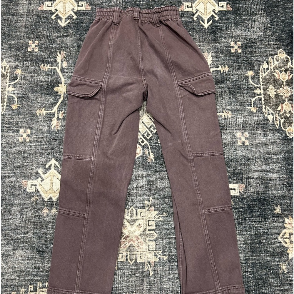 PACSUN Elastic Waist Cargo Denims